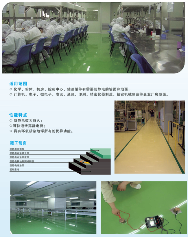 環氧防靜電地坪材料